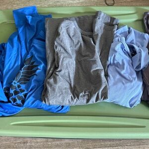 Blue and Gray Graphic T-Shirts bundle
